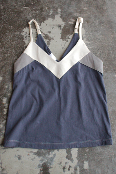 The Sunset Tank - Washed Blue & Natural